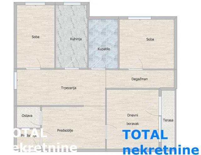 2. 5 Dvoiposoban stan NOVI SAD, 175100€