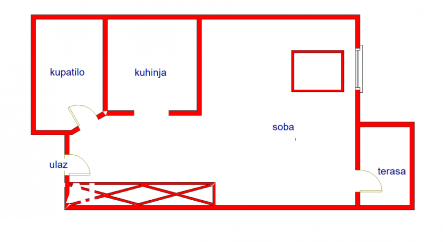 0. 5 Garsonjera NOVI SAD, 85490€