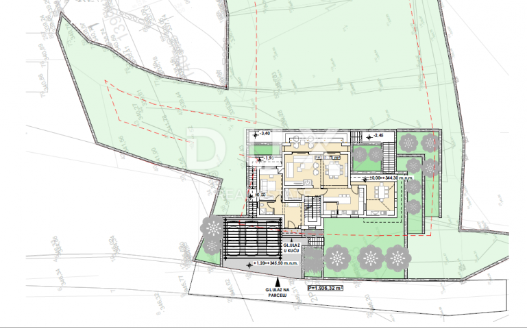 OPATIJA, IČIĆI, ANIČIĆI - Baugrundstück 1520m2 MIT STANDORTERLAUBNIS! mit Meerblick zum Bauen von Wo