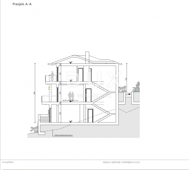 OPATIJA, IČIĆI, ANIČIĆI - Baugrundstück 1520m2 MIT STANDORTERLAUBNIS! mit Meerblick zum Bauen von Wo