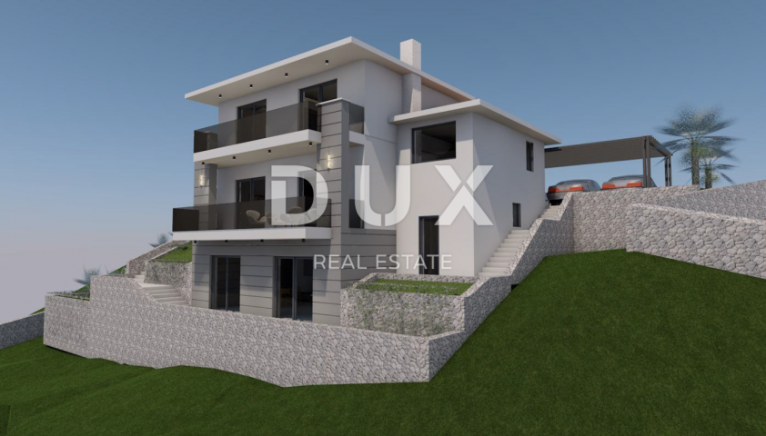 OPATIJA, IČIĆI, ANIČIĆI - Baugrundstück 1520m2 MIT STANDORTERLAUBNIS! mit Meerblick zum Bauen von Wo