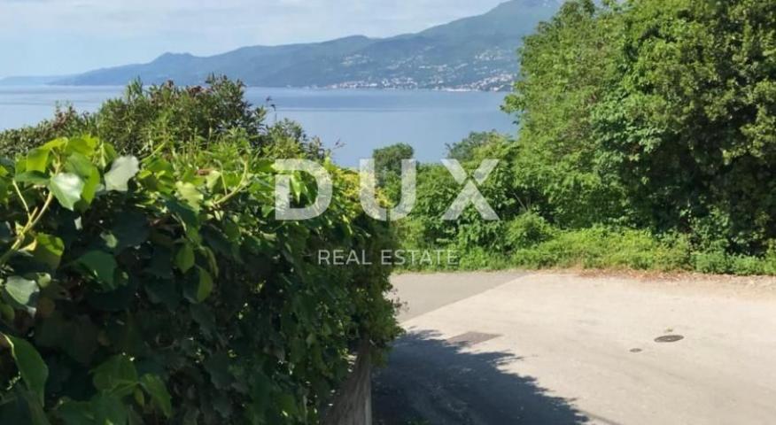 RIJEKA, COSTABELLA, BIVIO- građevinsko zemljište 1100m2 s pogledom na more za stambenu zgradu-stanov