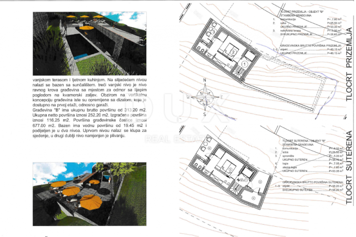 OPATIJA, LOVRAN, LIGANJ- građevinsko zemljište 1250m2 s panoramskim pogledom na more za stambenu zgr