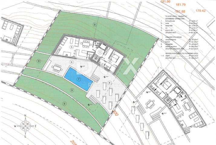 OPATIJA, LOVRAN, LIGANJ- građevinsko zemljište 1250m2 s panoramskim pogledom na more za stambenu zgr