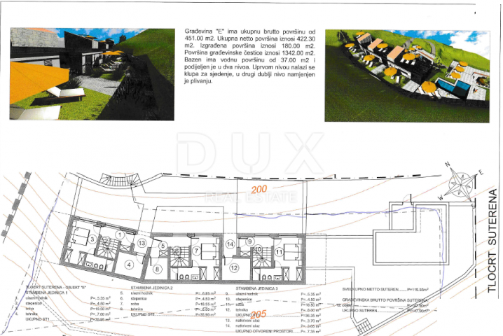 OPATIJA, LOVRAN, LIGANJ- građevinsko zemljište 1250m2 s panoramskim pogledom na more za stambenu zgr