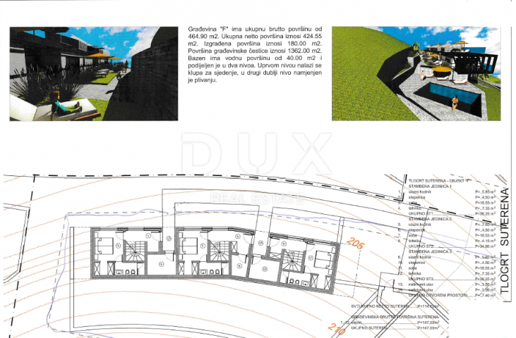 OPATIJA, LOVRAN, LIGANJ- građevinsko zemljište 1250m2 s panoramskim pogledom na more za stambenu zgr