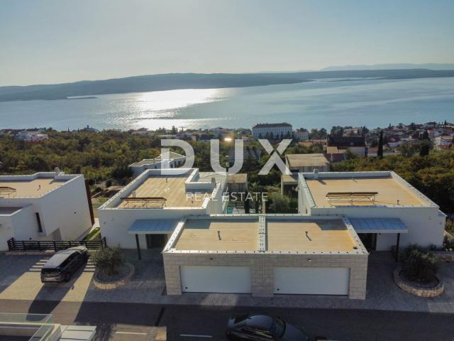 CRIKVENICA - luxury villa in Crikvenica with a heated pool and a panoramic view of the sea and Kvarn