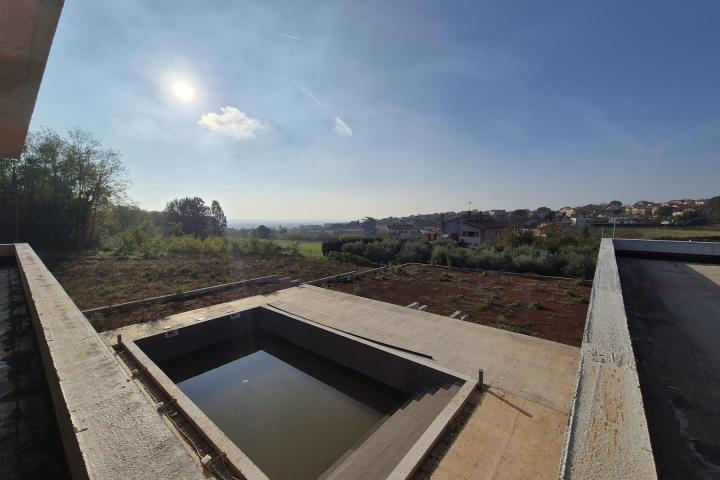 Istra, Kaštelir- Labinci, jedinstvena vila s panoramskim pogledom na more