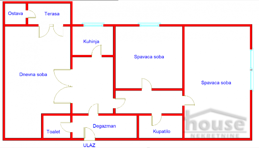 Stan NOVI SAD, BULEVAR, kv: 74, € 180250, ID: 1062621