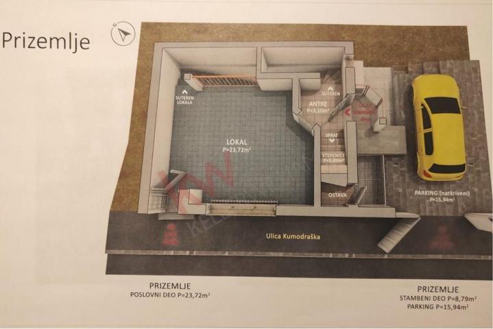 
				Stambeno-poslovni objekat SU+PR+1+PTK
			