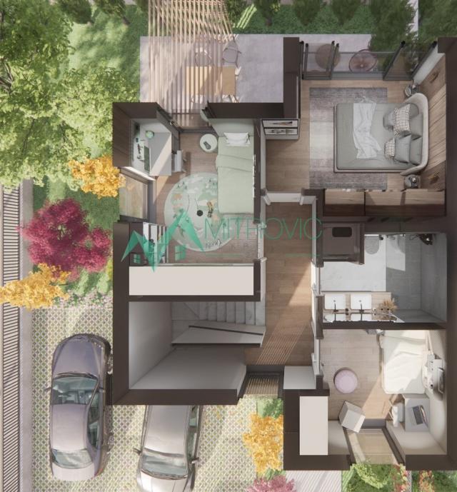 VETERNIK, MODERNA GRADSKA KUĆA -TOWNHOUSE-85M2