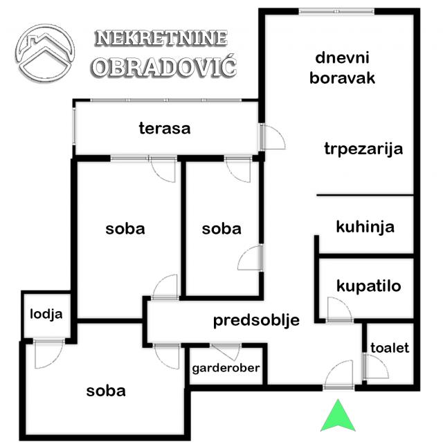 PRODAJA, 4. 0 STAN SA GARAZOM, DUNAVSKE TERASE