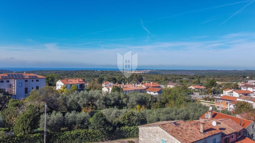 Poreč, luxuriöse Wohnung mit Dachterasse und Meerblick!