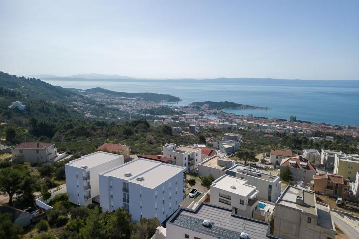 Makarska, novogradnja jednosoban stan s pogledom na more S1