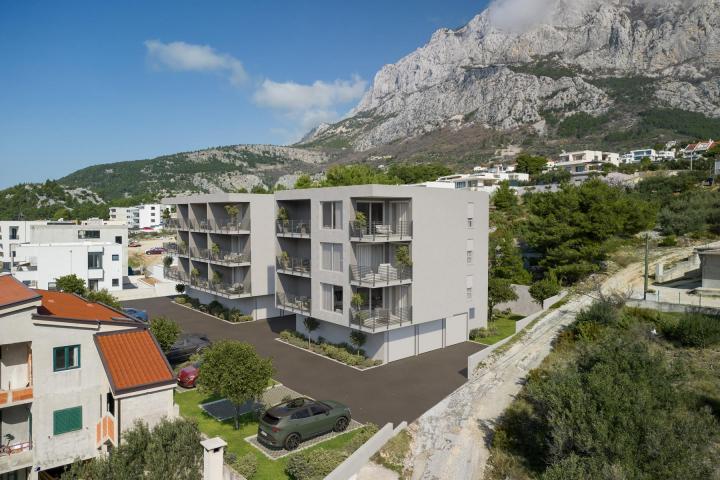 Makarska, novogradnja dvosoban stan s pogledom na more S2