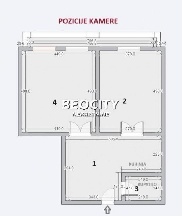 Vračar, Pravni fakultet, , 2. 5, 76m2, 1200EUR