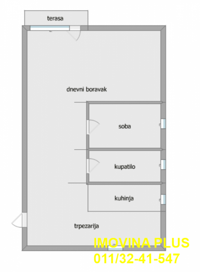 Ub, Centar - Prvog maja, 49m2