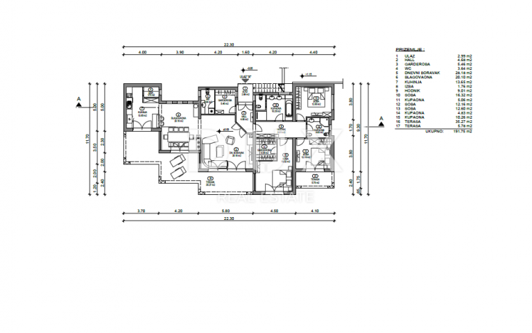 SRDOČI, MARTINKOVAC, BRESTOVICE - house/villa 400m2 + garden 720m2