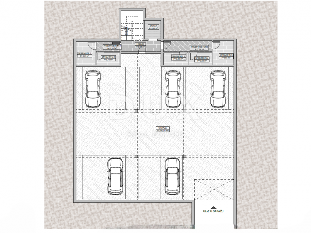 OPATIJA, ZENTRUM – erstklassige Lage oberhalb des Zentrums, Grundstück mit einem Projekt für ein Lux