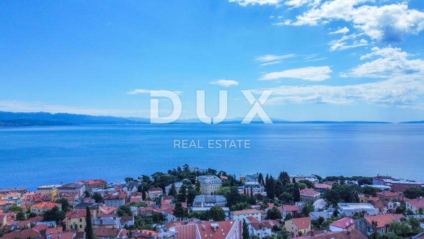 OPATIJA, ZENTRUM - Grundstück mit einem Projekt für 3 Luxusapartments mit Pool und Panoramablick auf