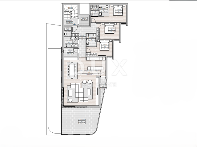 OPATIJA, ZENTRUM - Grundstück mit einem Projekt für 3 Luxusapartments mit Pool und Panoramablick auf