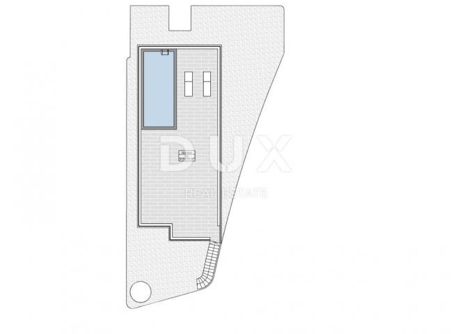 OPATIJA, ZENTRUM - Grundstück mit einem Projekt für 3 Luxusapartments mit Pool und Panoramablick auf