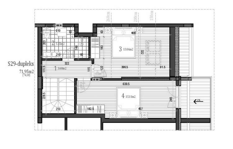 NOVI SAD - NOVA DETELINARA - 74. 00 m2