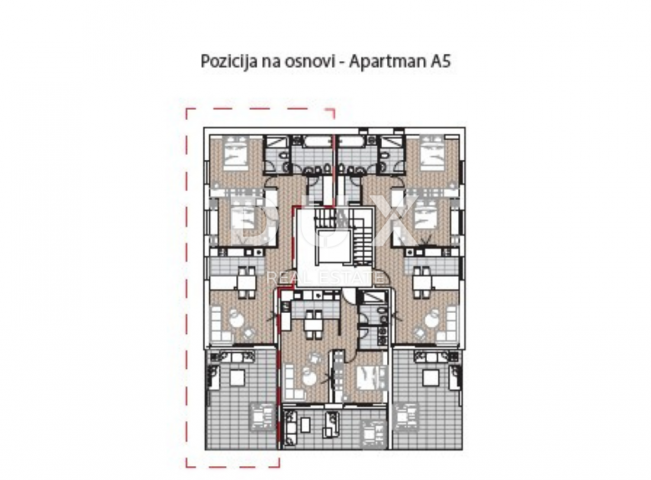 OPATIJA, CENTER - excellent apartment in a new building above the center of Opatija