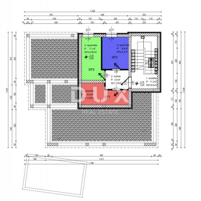 ZADAR, KOŽINO - Novogradnja na 90m od mora 