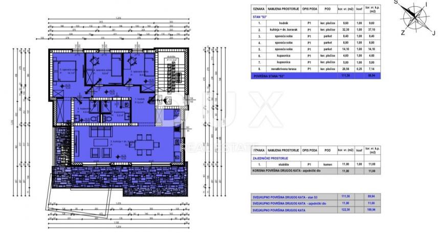 ZADAR, KOŽINO - Penthouse 90 m vom Meer entfernt