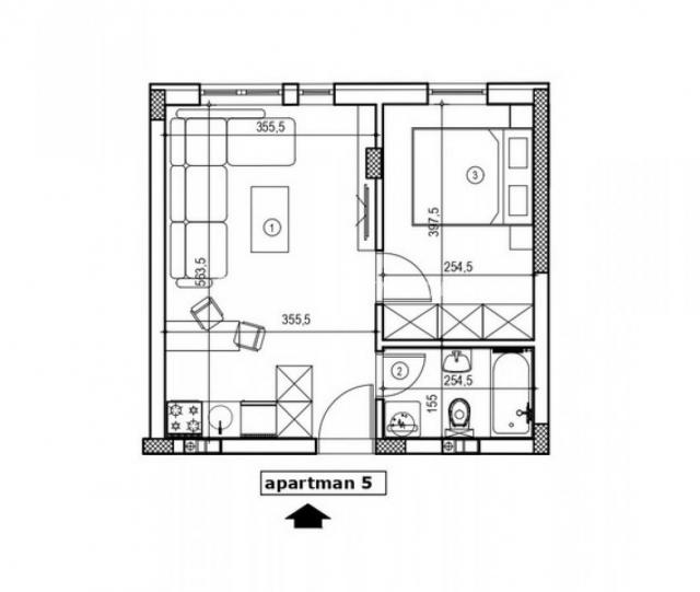 Petrovaradin-Useljiv Jednoiposoban stan 33 m2 u Suterenu na Top Lokaciji--065/385 8880