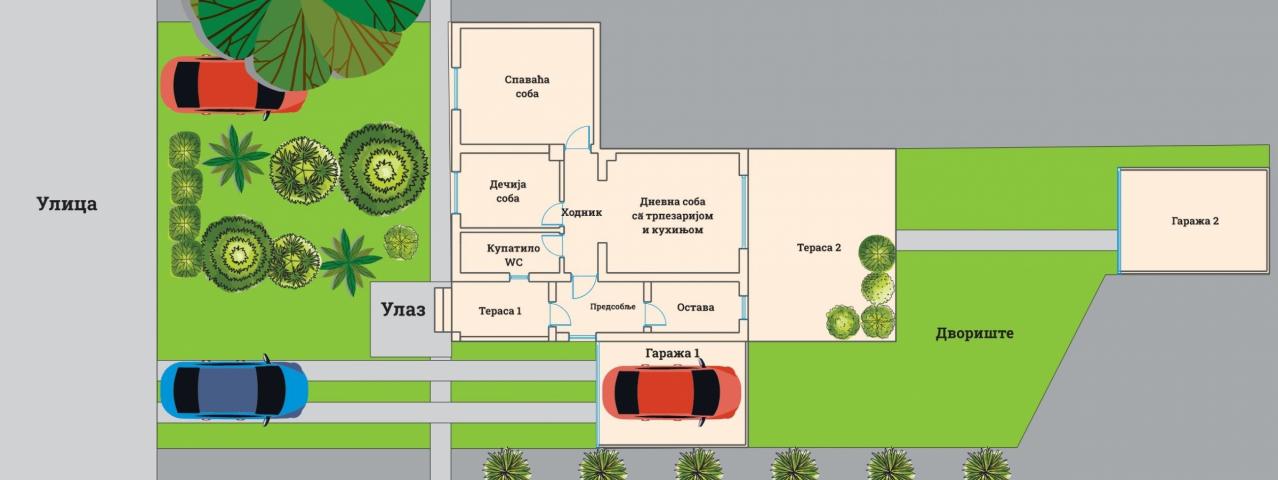 Stan u kući, 74m2, Kovilovo, 64. 500, uknjižen