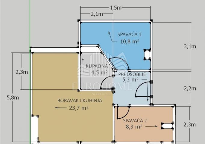 3S stan 52, 60m2, Špansko, Stenjevec