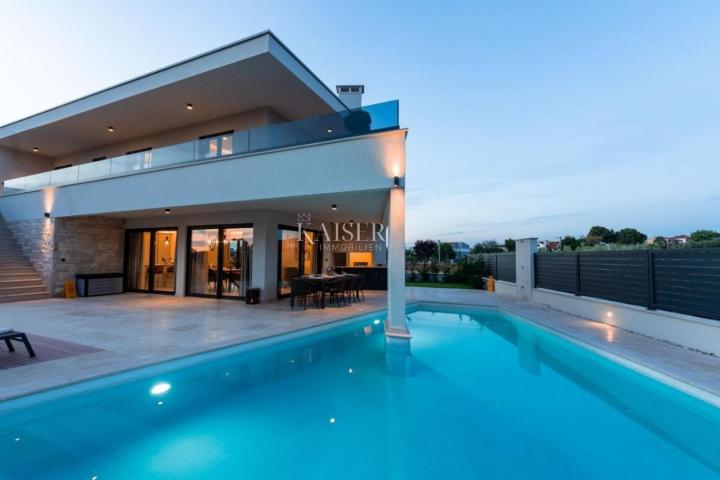 Istria - Poreč, modern, luxurious villa with sea view