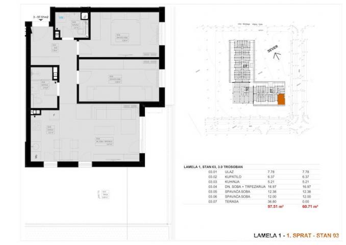 Prodaja, Stan, 65. 00m2 , Bubanj