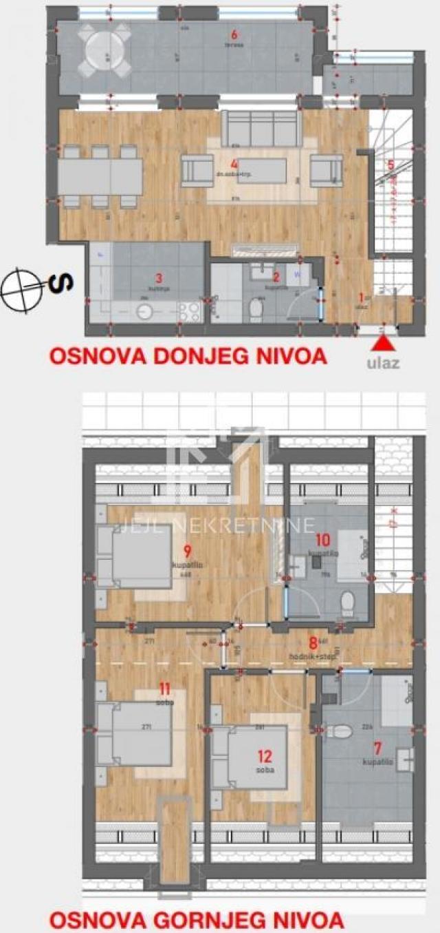 Četvorosoban - DUPLEX 105. 41m2, dve terase na krovu GRATIS