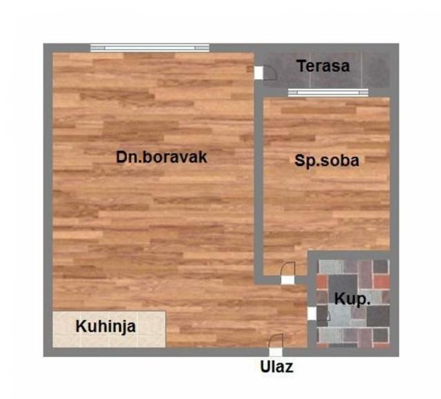 40m2 Telep dvosoban izgradnja