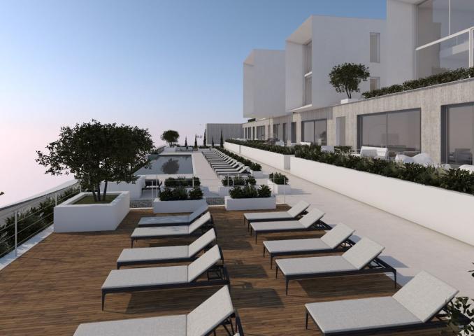 Tivat, Krašići – Duplex dvosoban apartman  111. 2m2  sa otvorenim pogledom na more u novom kompleksu