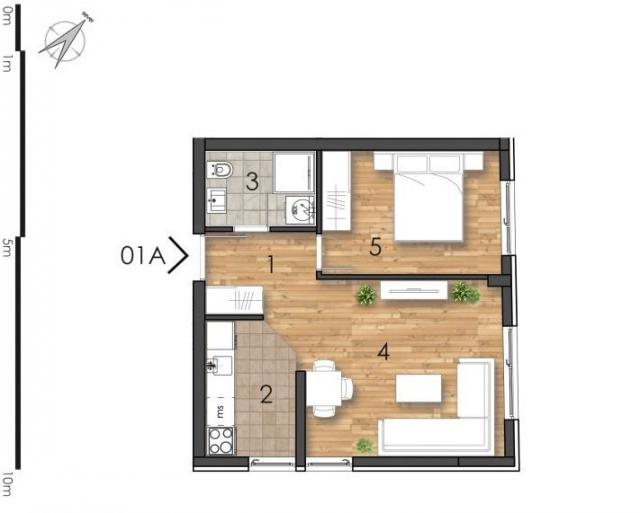 NOVI SAD - TELEP - 39. 54 m2