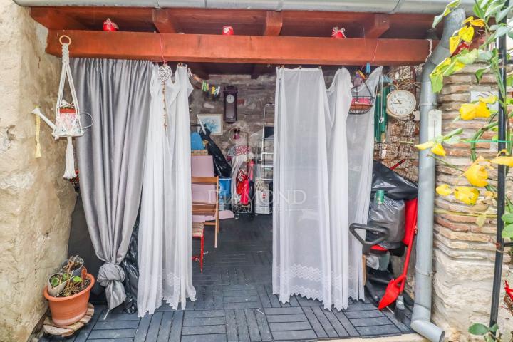Rovinj, half of a house in the historic center