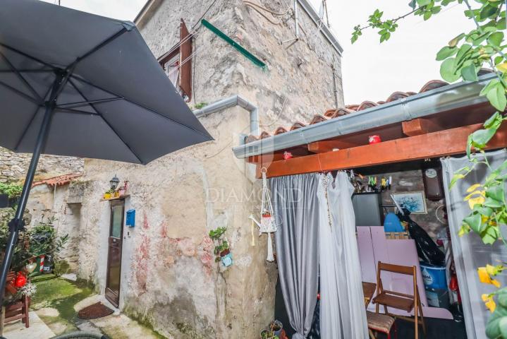 Rovinj, half of a house in the historic center