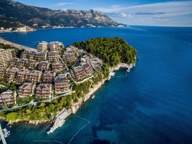 Trosoban luksuzan stan 214m2 sa pogledom na more, Dukley Gardens – Budva