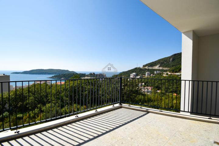 Jednosoban stan 69m2 sa pogledom na more, Bečići - Budva