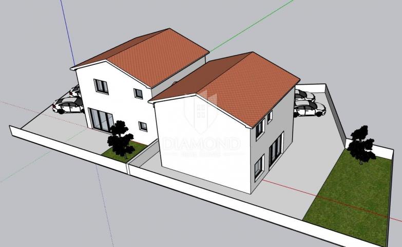 Buje, Kaštel nova dvojna kuća sa 3 spavaće sobe