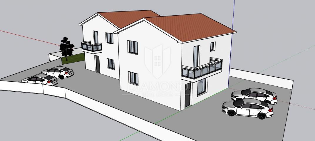 Buje, Kaštel nova dvojna kuća sa 3 spavaće sobe