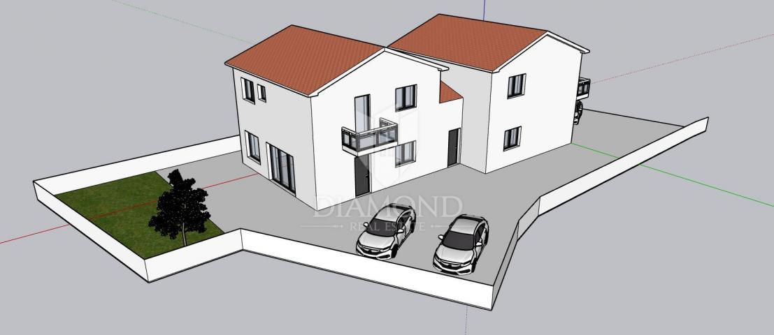 Buje, Kaštel nova dvojna kuća sa 3 spavaće sobe