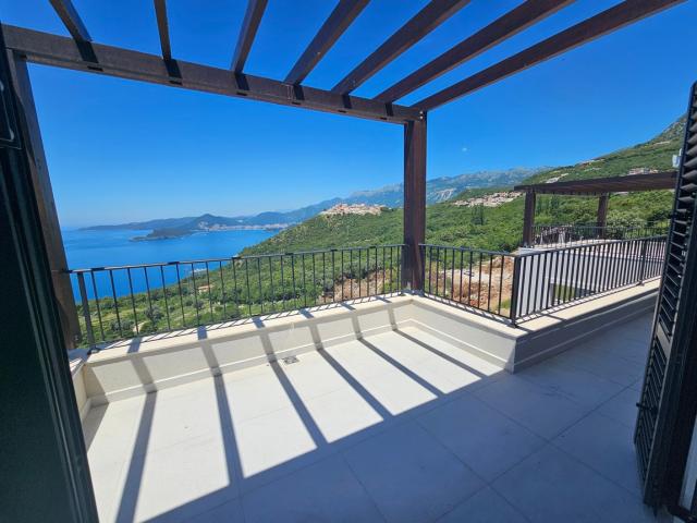 Vila sa bazenom i zivopisnim pogledom na prodaju Blizikuce, Budva
