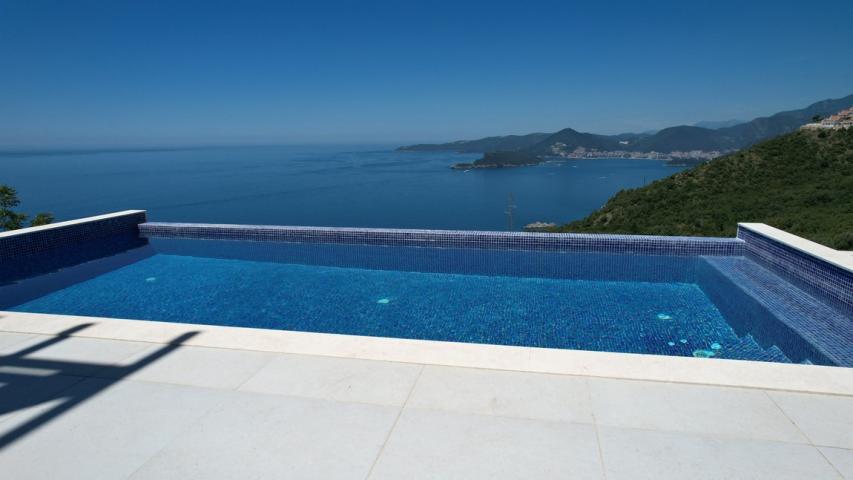 Vila sa bazenom i zivopisnim pogledom na prodaju Blizikuce, Budva