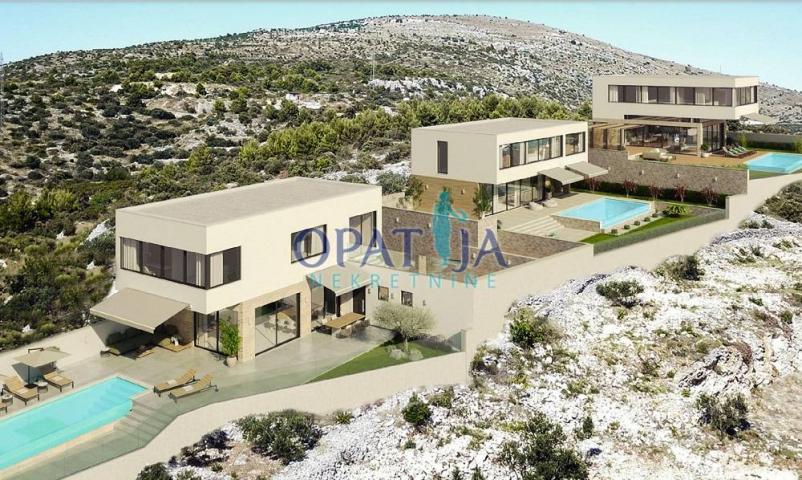 Seget Donji, Exclusive Villa Top Sea View, 500 m to the sea