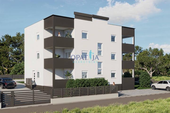Sabunike, Bauland mit Projekt 6 Wohnungen nähe Meer